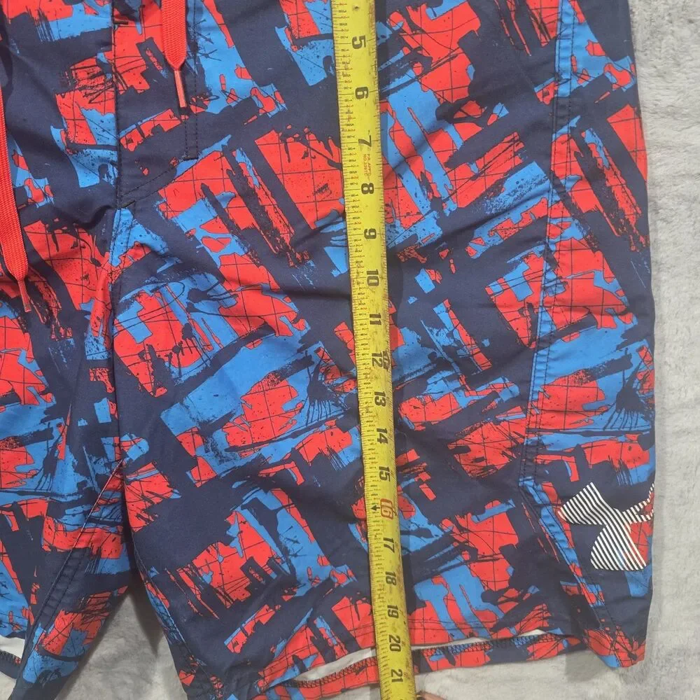 Men's UNDER ARMOUR 38 UA Storm Bergwind Multicolor Swim  Boardshorts Trunks.